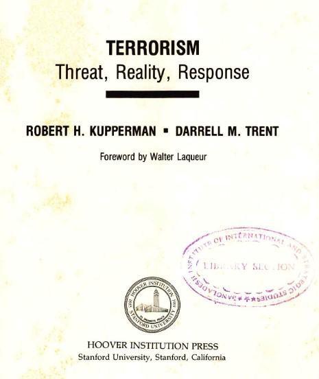 Terrorism, threat, reality, response