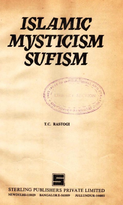 Islamic mysticism sufism