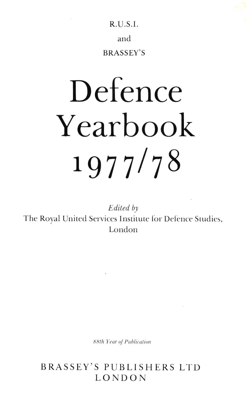 Defence year book 1977-1978