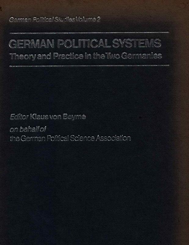 German political systems : theory and practice in the two Germanies