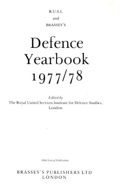 Defence year book 1977-1978