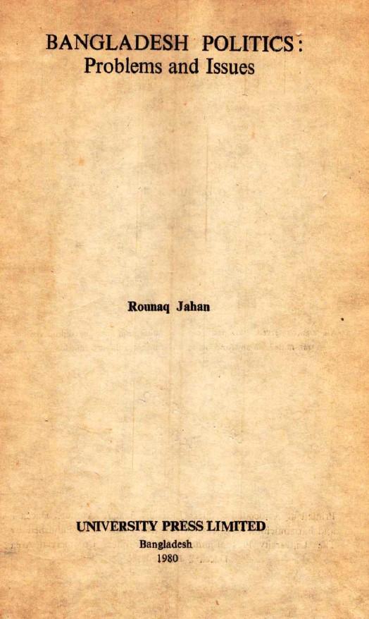 Bangladesh  politics, problems and issues