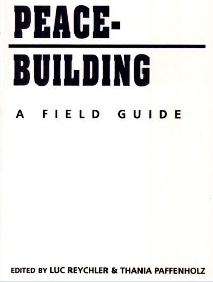 Peacebuilding: a field guide