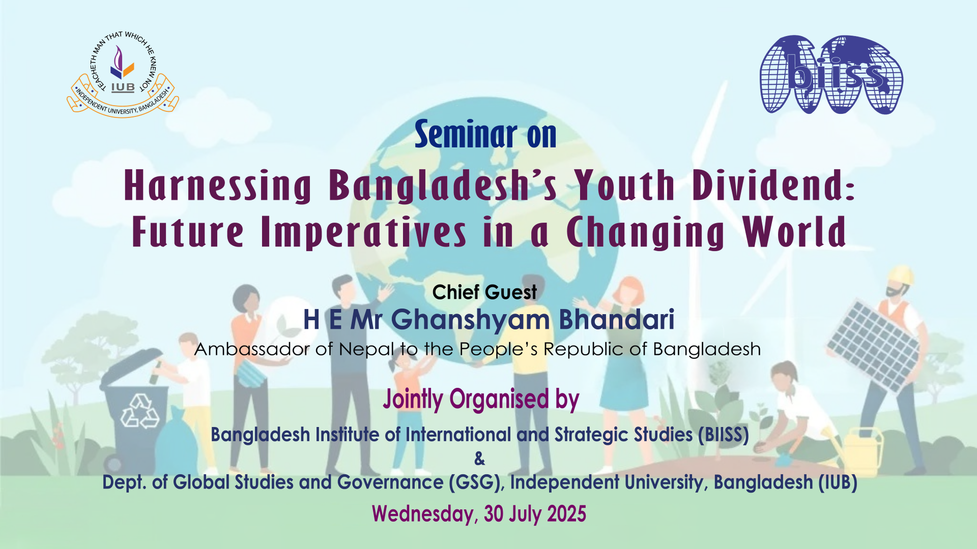 Harnessing Bangladesh’s Youth Dividend: Future Imperatives in a Changing World