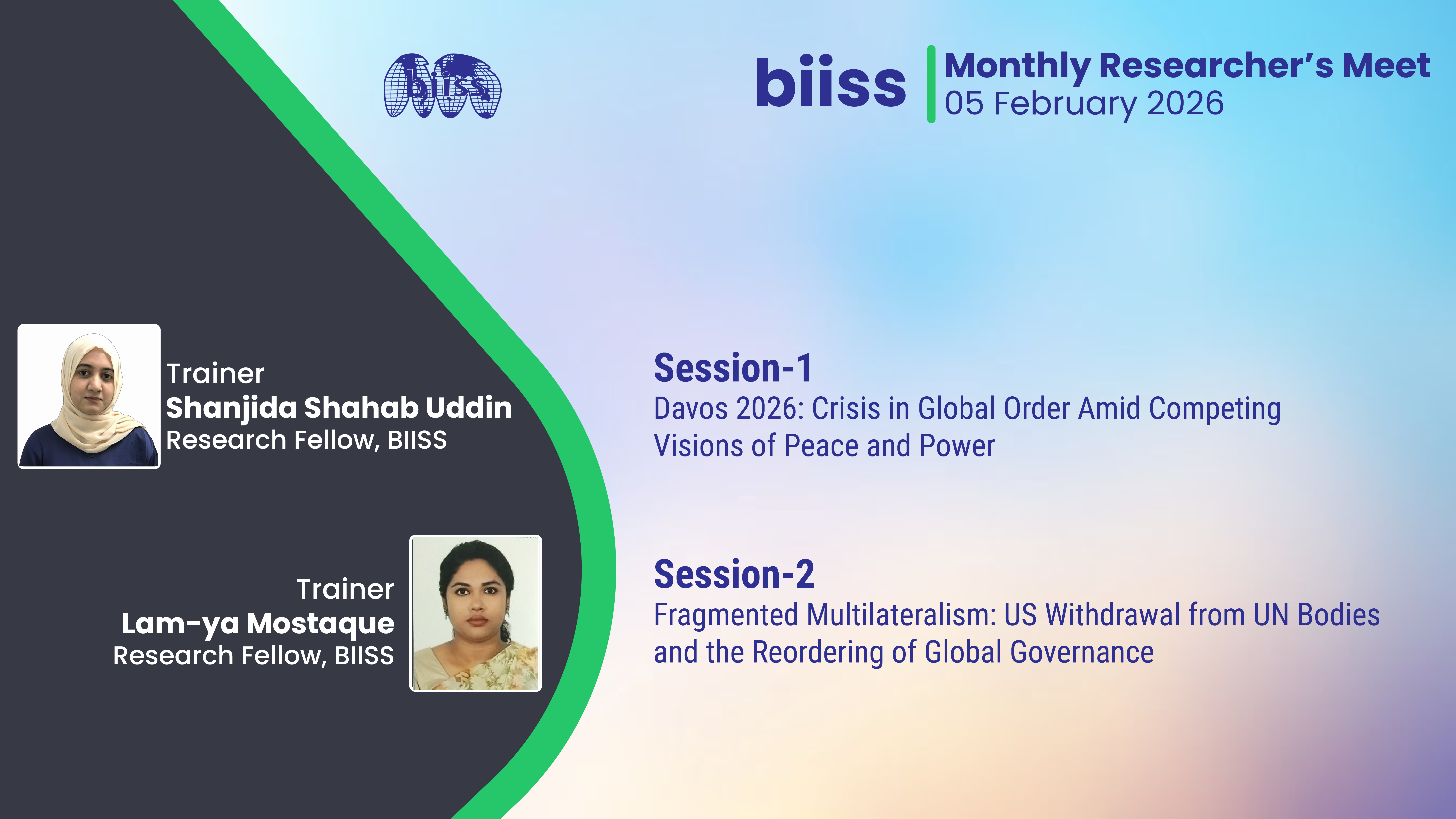 MRM 05 February 2026- Shanjida Shahab Uddin & Lam-ya Mostaque