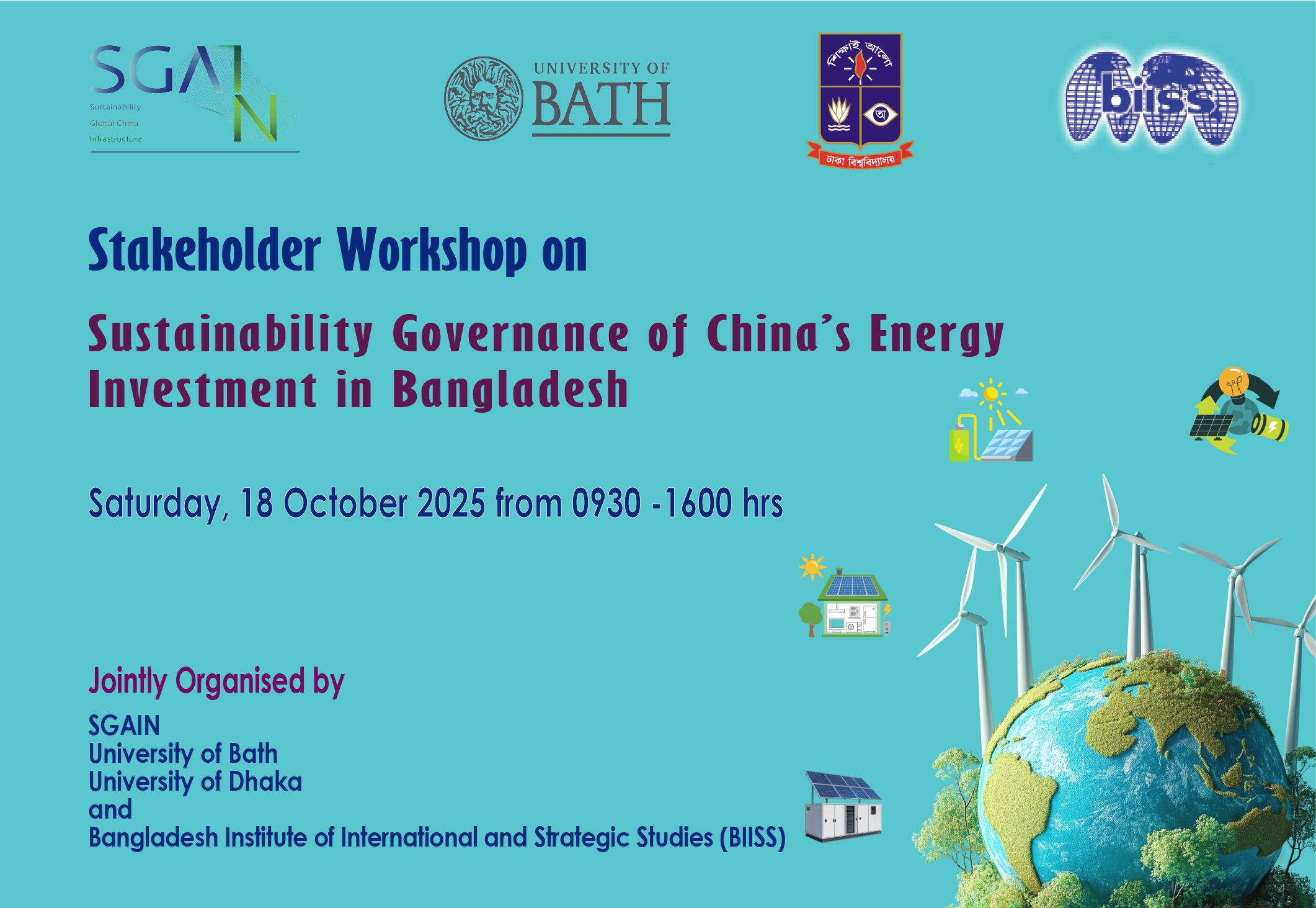 Stakeholder Workshop on Sustainability Governance of China’s Energy Investment in Bangladesh