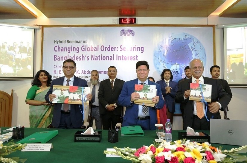 Hybrid Seminar on “Changing Global Order: Securing Bangladesh’s National Interest” on 16 June 2022