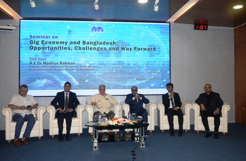 Seminar on “Gig Economy and Bangladesh: Opportunities, Challenges and Way Forward” on 15 March 2023