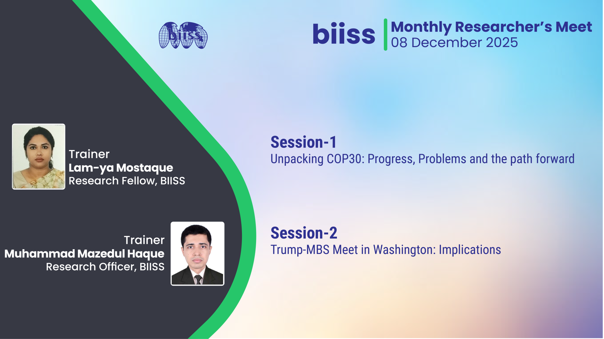 MRM 08 December 2025- Lam-ya Mostaque, & Muhammad Mazedul Haque