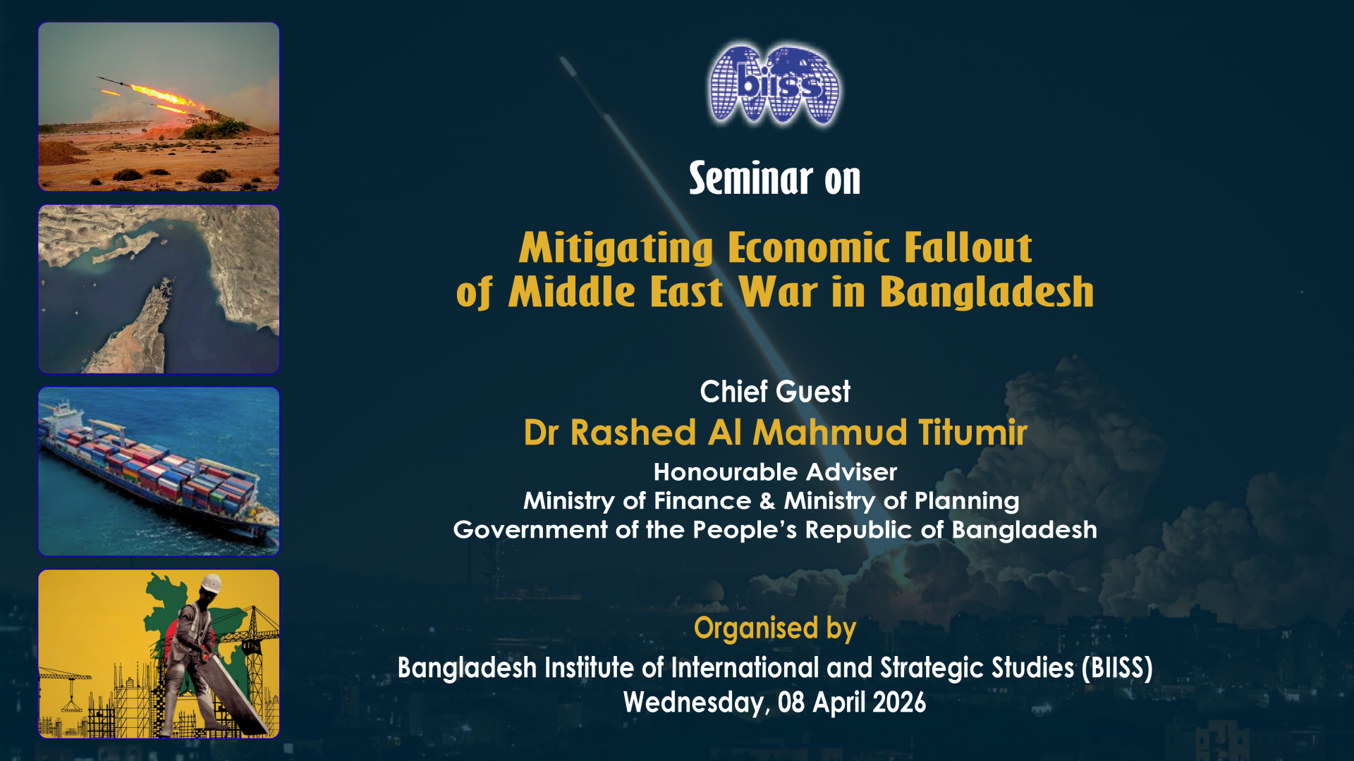 Seminar on Mitigating Economic Fallout of Middle East War in Bangladesh