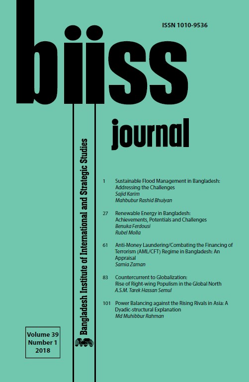 BIISS Journal Volume 39, Issue 1, 2018