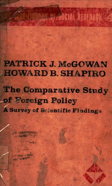 The comparative study of foreign policy