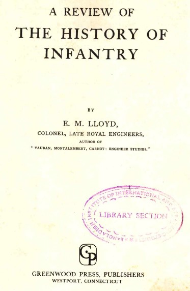 A review of the history of infantry