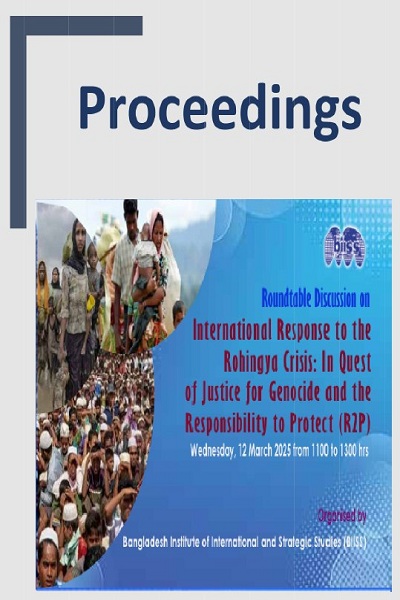 Roundtable Discussion on International Response to the Rohingya Crisis: In Quest of Justice for Genocide and the Responsibility to Protect (R1P)
